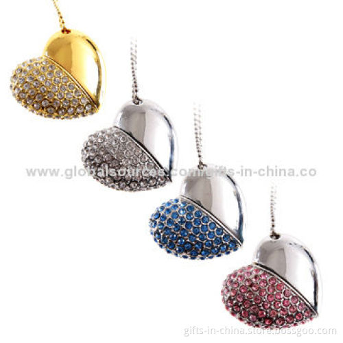 1/2/4/8/16/32GB Promotional Jewelry USB Flash Disks, Customized Packaging, PayPal Accepted